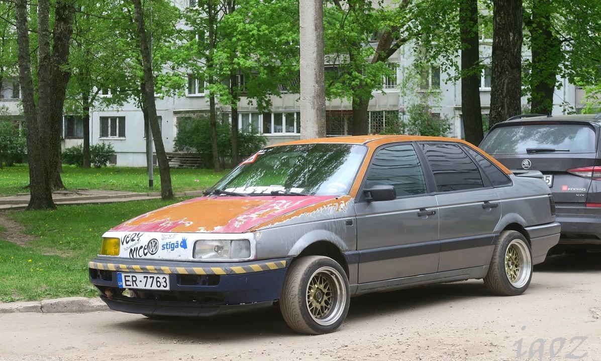 Латвия, № ER-7763 — Volkswagen Passat (B3) '88-93