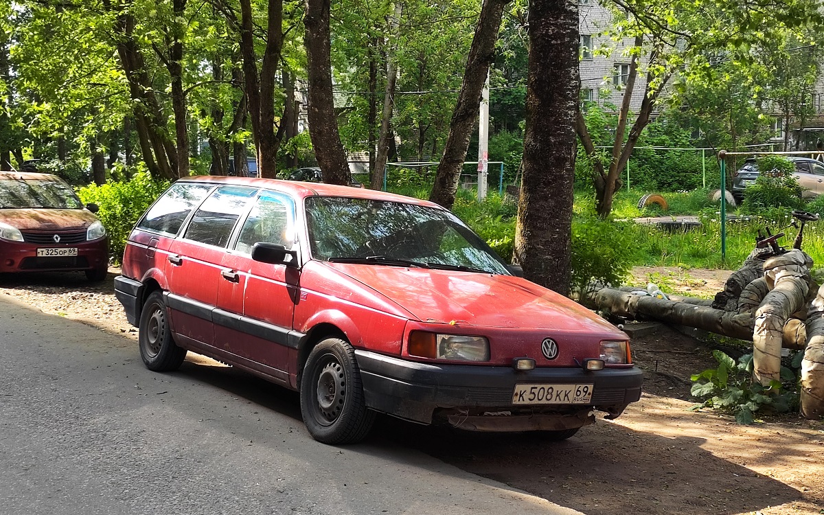 Тверская область, № К 508 КК 69 — Volkswagen Passat (B3) '88-93