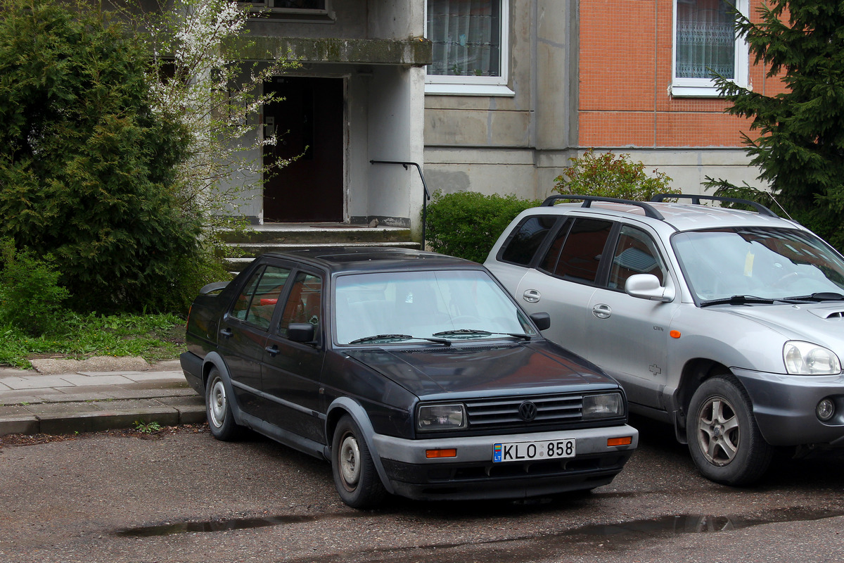 Литва, № KLO 858 — Volkswagen Jetta Mk2 (Typ 16) '84-92