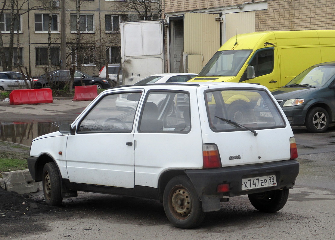 Санкт-Петербург, № Х 747 ЕР 98 — ВАЗ-1111 Ока (СеАЗ) '95-08