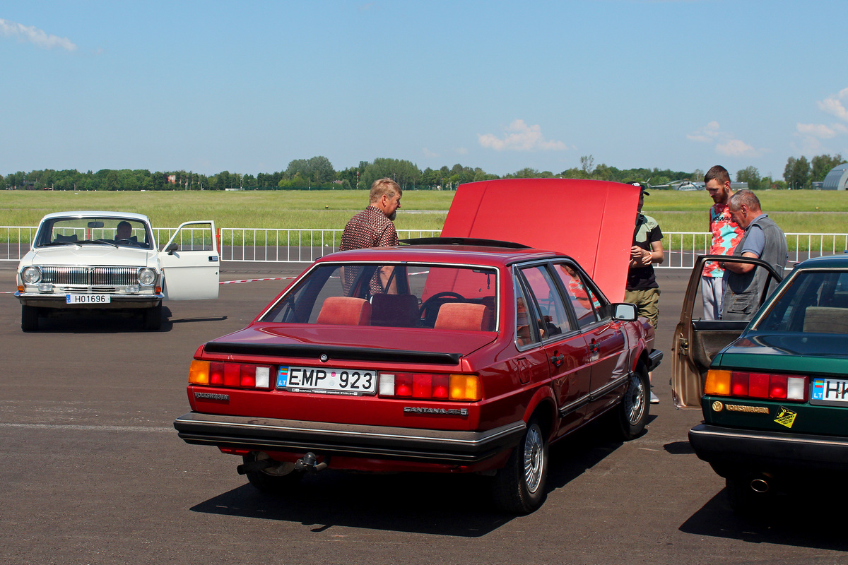 Литва, № EMP 923 — Volkswagen Santana (B2) '81-84; Литва — Retro mugė 2024