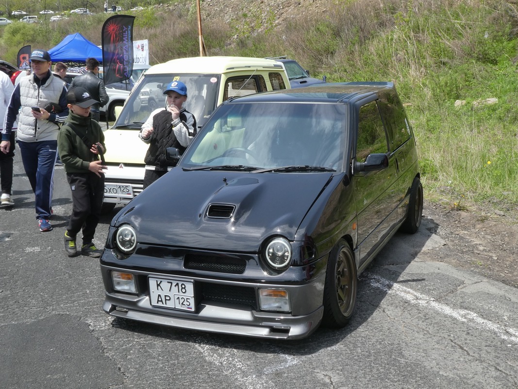 Приморский край, № К 718 АР 125 — Suzuki Alto (3G) '88-94; Приморский край — Открытие сезона JDM Oldschool Cars (2024)