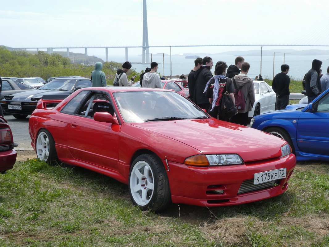 Томская область, № К 175 КР 70 — Nissan Skyline (R32) '89-94; Приморский край — Открытие сезона JDM Oldschool Cars (2024)