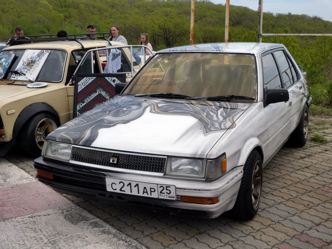 Приморский край, № С 211 АР 25 — Toyota Corolla (E80) '83-87; Приморский край — Открытие сезона JDM Oldschool Cars (2024)