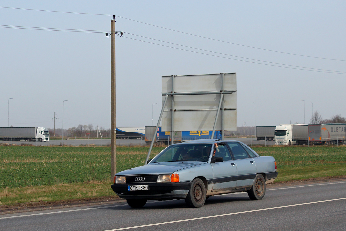 Литва, № CFK 880 — Audi 100 (C3) '82-91