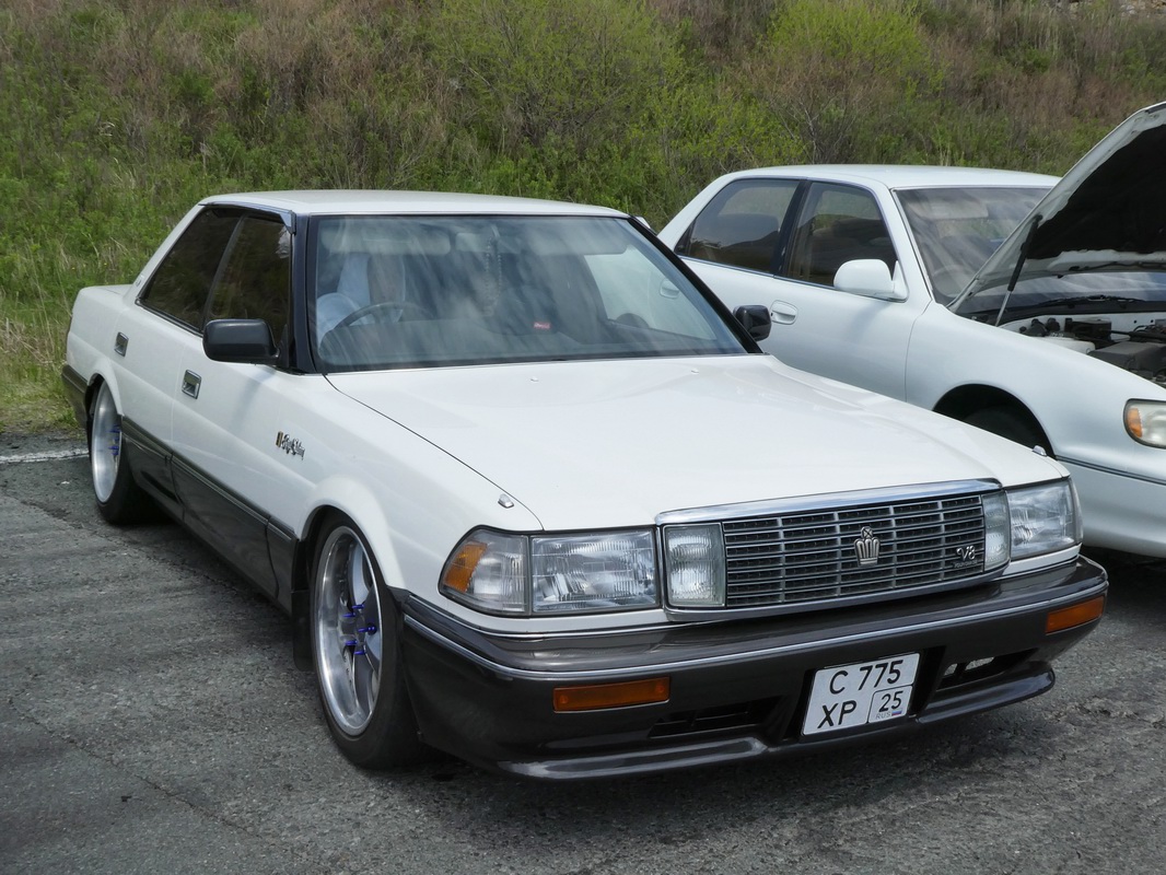 Приморский край, № С 775 ХР 25 — Toyota Crown (S130) '87-91; Приморский край — Открытие сезона JDM Oldschool Cars (2024)