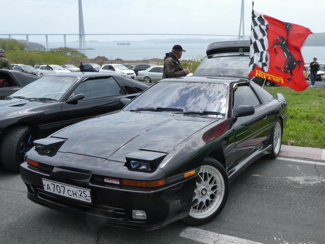 Приморский край, № А 707 СН 25 — Toyota Supra (A70) '86-93; Приморский край — Открытие сезона JDM Oldschool Cars (2024)