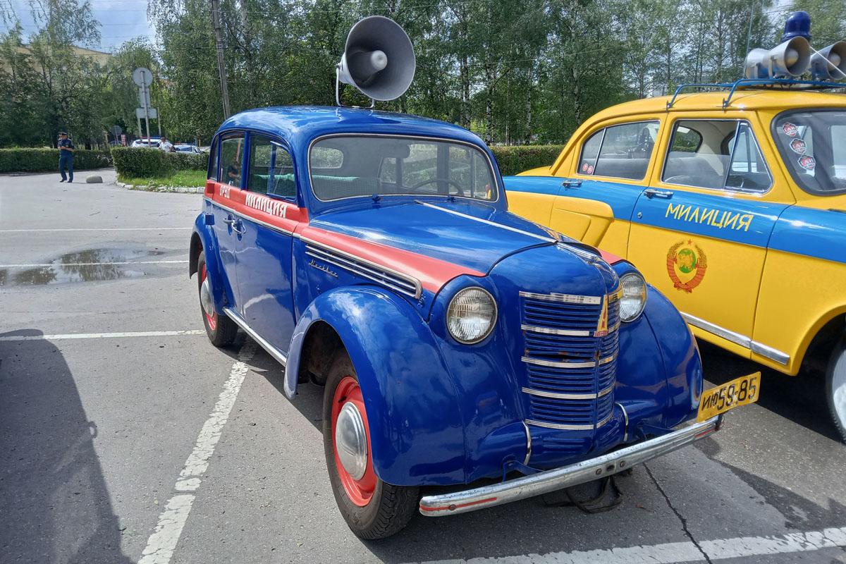 Рязанская область, № (62) Б/Н 0091 — Москвич-400/401 (общая модель); Рязанская область — День ГИБДД в Рязани 6 июля 2024 г.