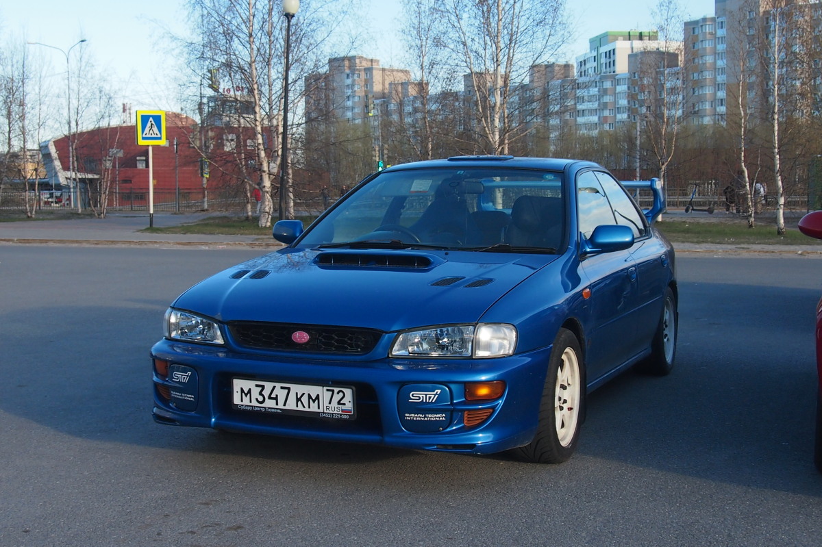 Тюменская область, № М 347 КМ 72 — Subaru Impreza '92–01