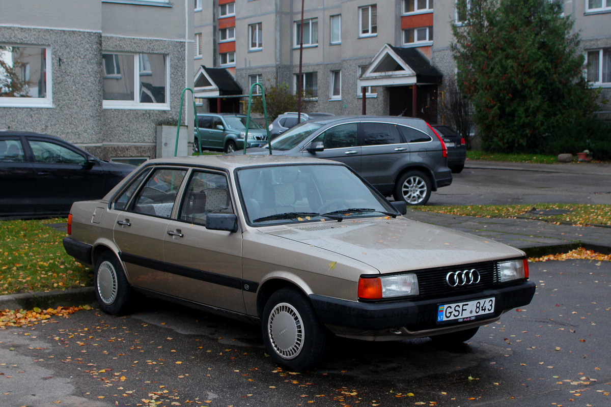 Литва, № GSF 843 — Audi 80 (B2) '78-86