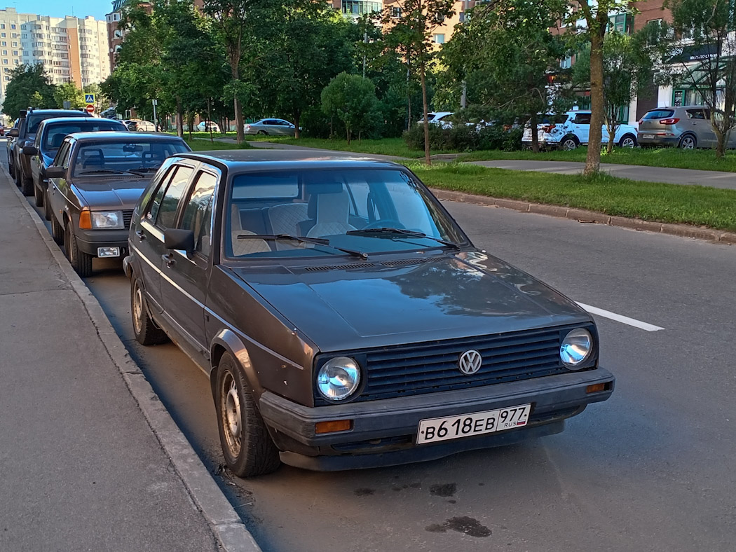 Москва, № В 618 ЕВ 977 — Volkswagen Golf (Typ 19) '83-92