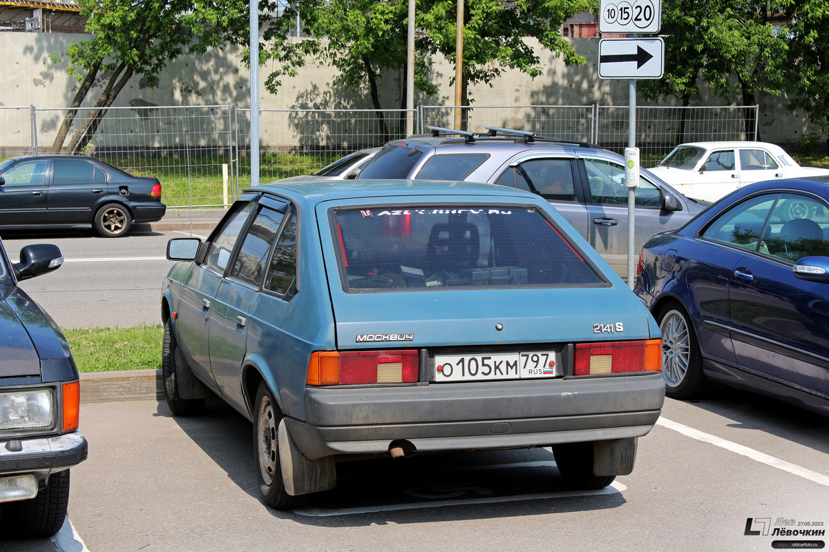 Москва, № О 105 КМ 797 — Москвич-2141 '86-98