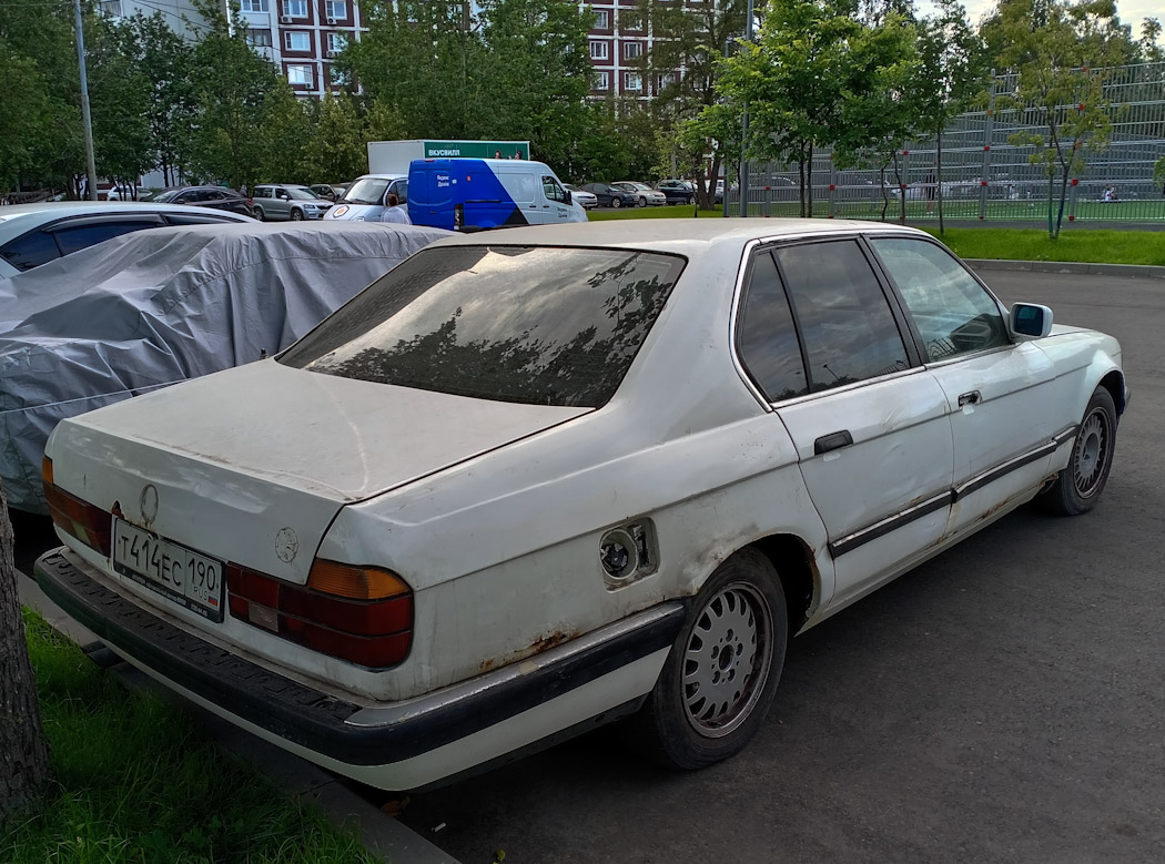 Московская область, № Т 414 ЕС 190 — BMW 7 Series (E32) '86-94