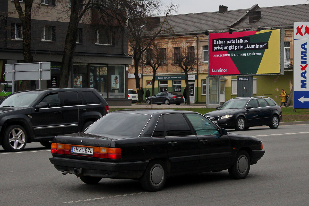 Литва, № MZU 578 — Audi 100 (C3) '82-91