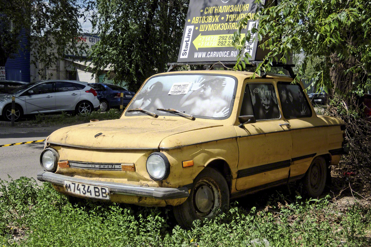 Воронежская область, № М 7434 ВВ — ЗАЗ-968М Запорожец '79-94