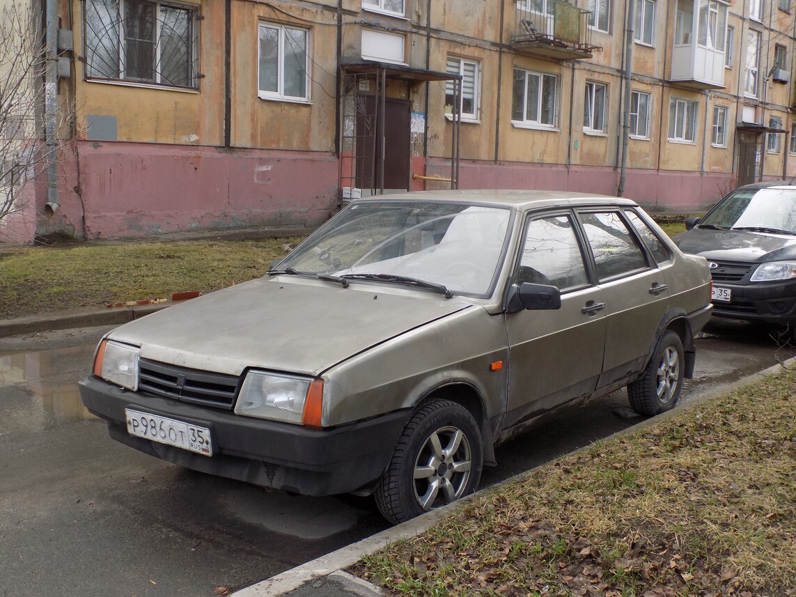 Вологодская область, № Р 986 ОТ 35 — ВАЗ-21099 '90-04