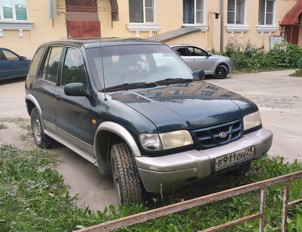 Архангельская область, № В 911 ОН 29 — Kia Sportage (Автотор) '98-05