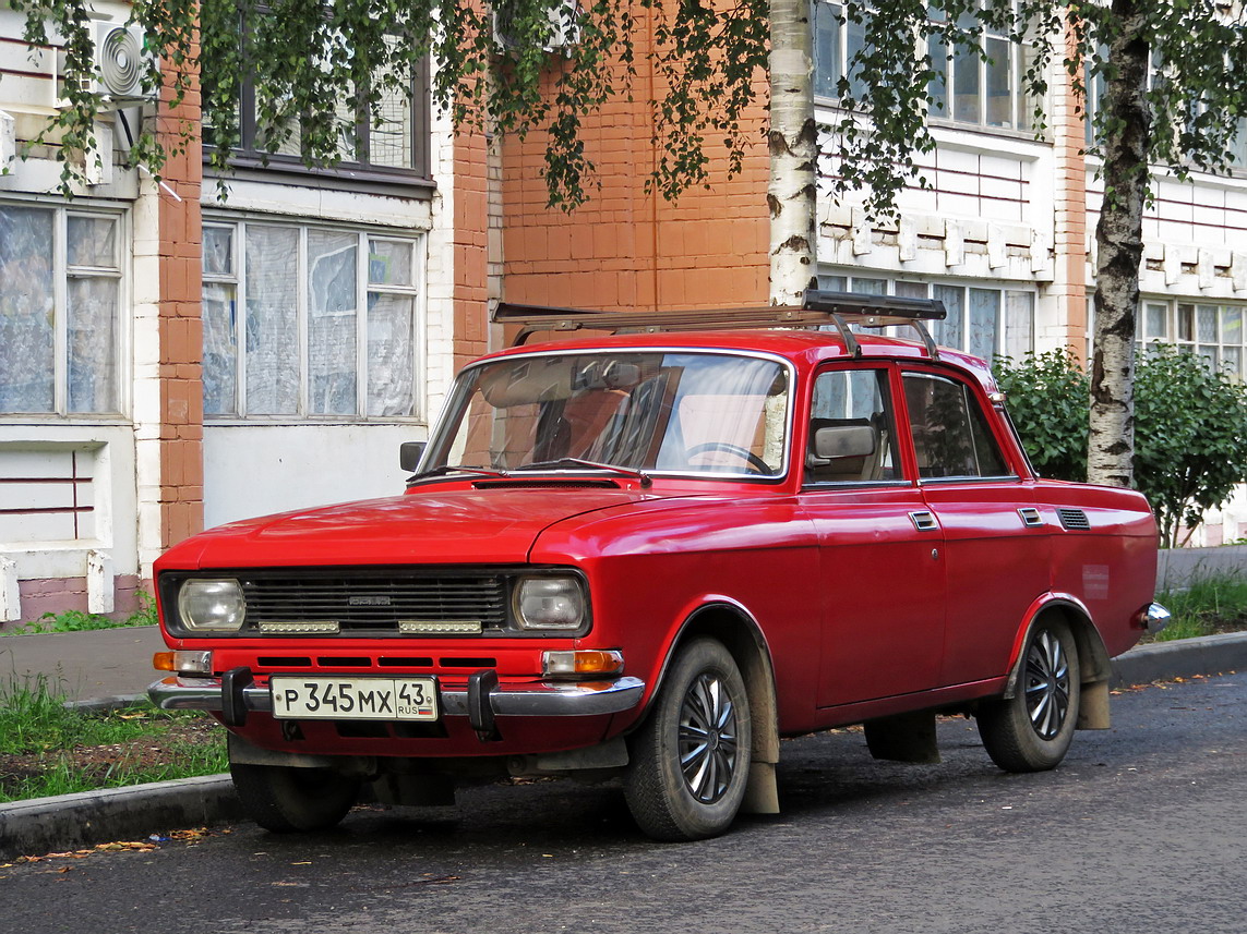 Кировская область, № Р 345 МХ 43 — Москвич-2140 '76-88