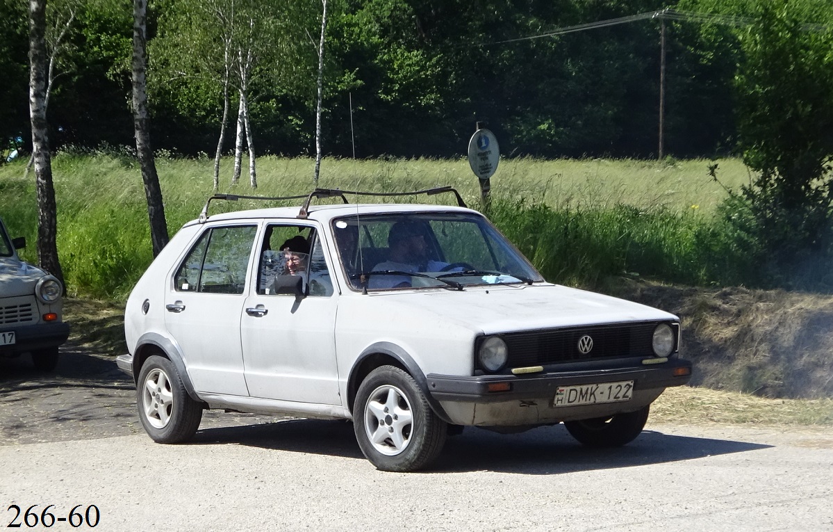 Венгрия, № DMK-122 — Volkswagen Golf (Typ 19) '83-92; Венгрия — XIII. EMTC Trabant-Wartburg és NDK jármű találkozó