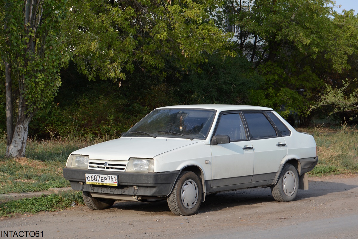 Ростовская область, № О 687 ЕР 761 — ВАЗ-21099 '90-04