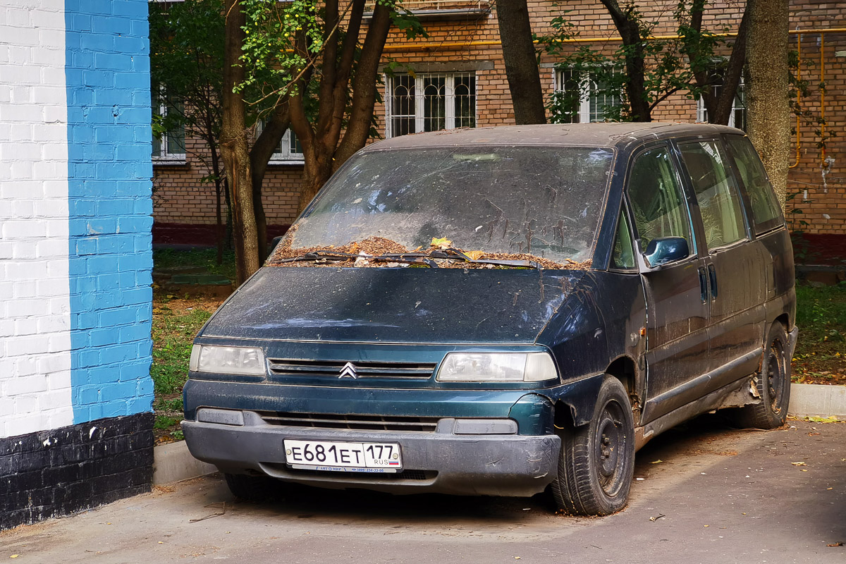 Москва, № Е 681 ЕТ 177 — Citroën Evasion '94-02