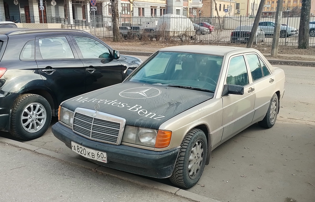 Псковская область, № А 820 КВ 60 — Mercedes-Benz (W201) '82-93