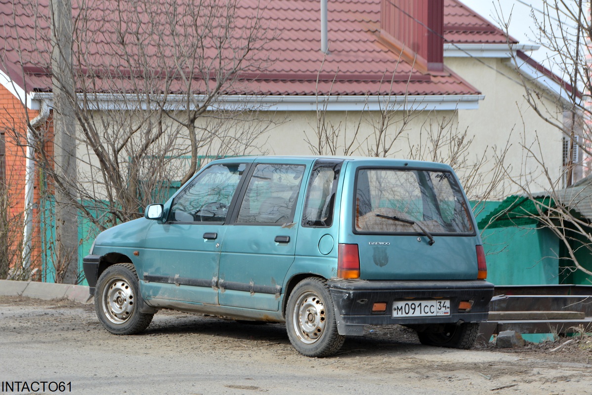 Ростовская область, № М 091 СС 34 — Daewoo Tico '91-01; Волгоградская область — Вне региона