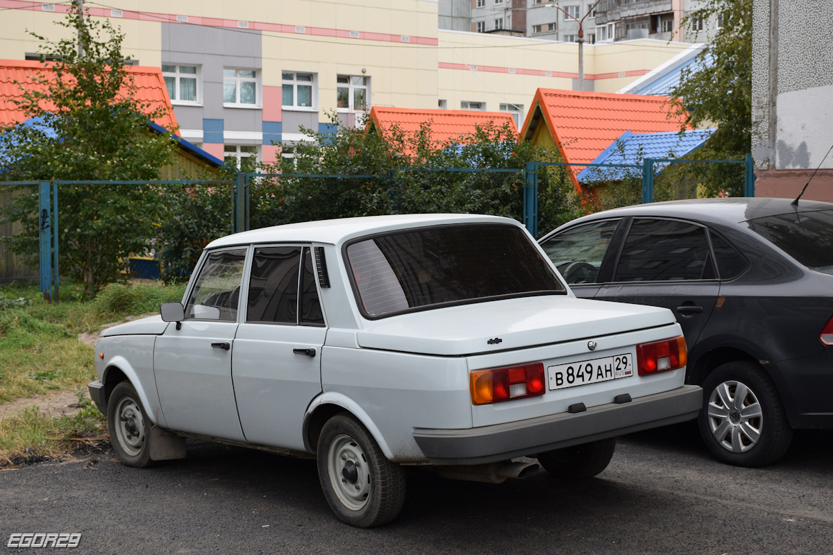 Архангельская область, № В 849 АН 29 — Wartburg 1.3 '88-91