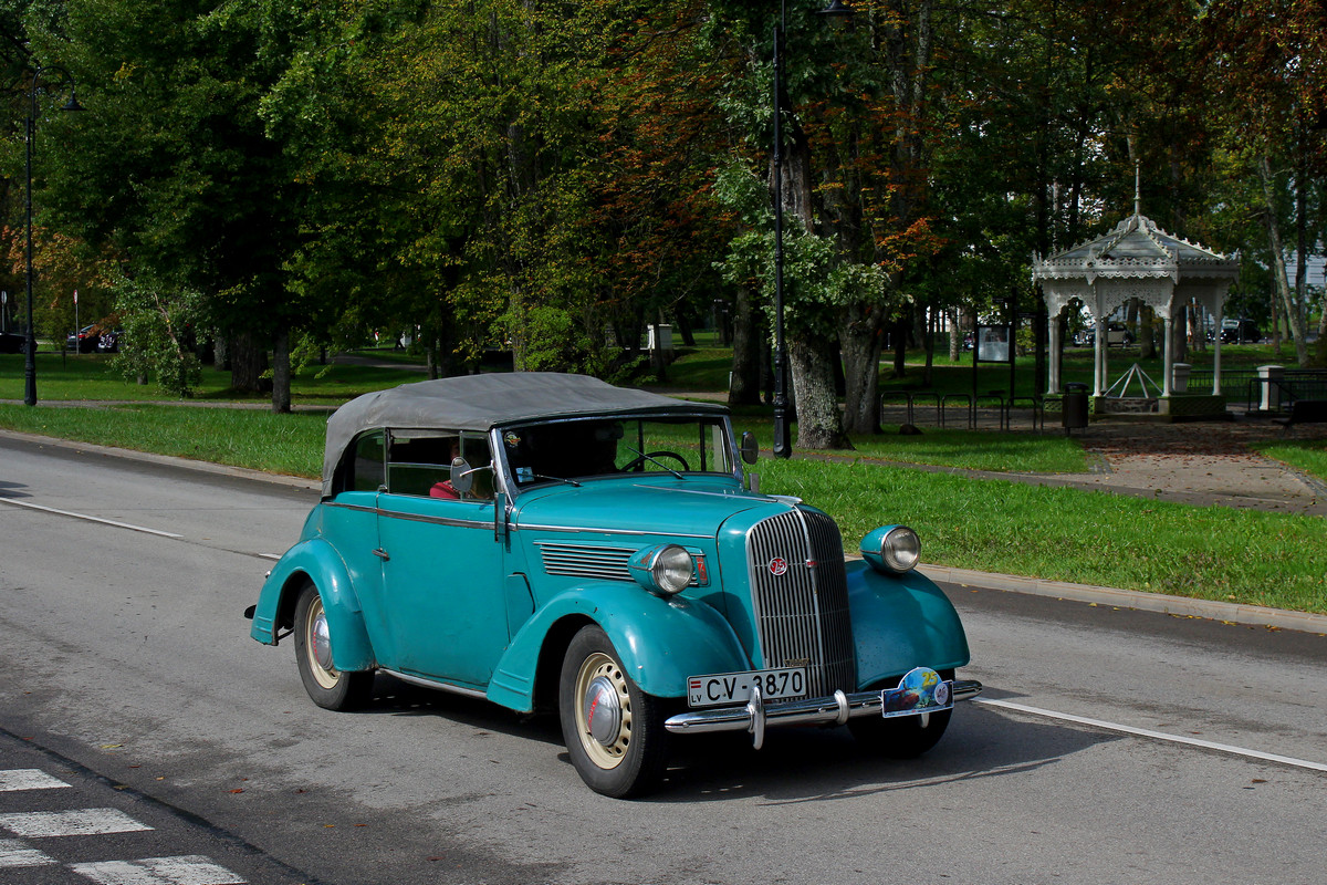 Латвия, № CV-3870 — Opel Super 6 '36-38; Латвия — Retro Jūrmala 25