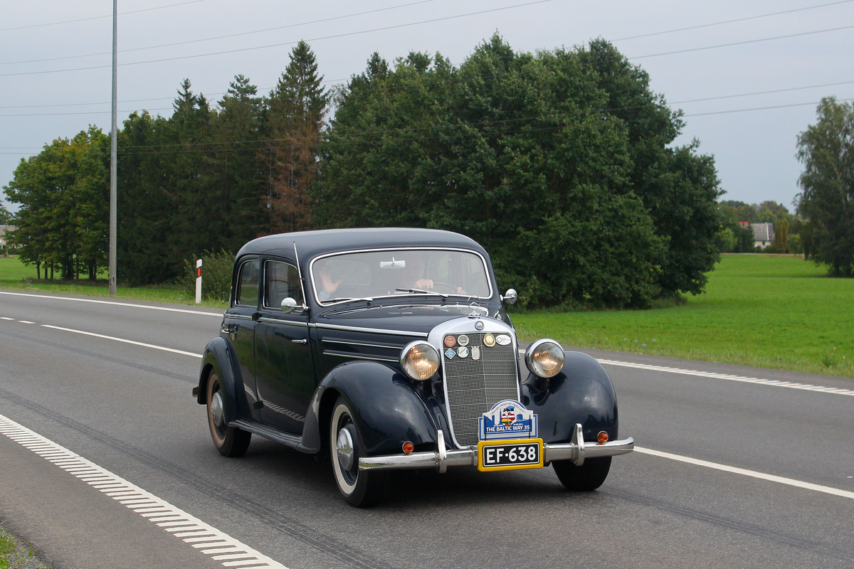 Финляндия, № EF-638 — Mercedes-Benz 230 (W143) '37-41; Литва — Baltijos kelias 35