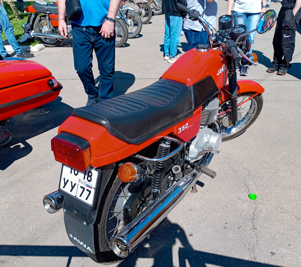 Москва, № 1018 УУ 77 — Jawa 350 typ 638 '84-91; Московская область — Открытие сезона "РЕТРОМОБИЛЬ 2024"