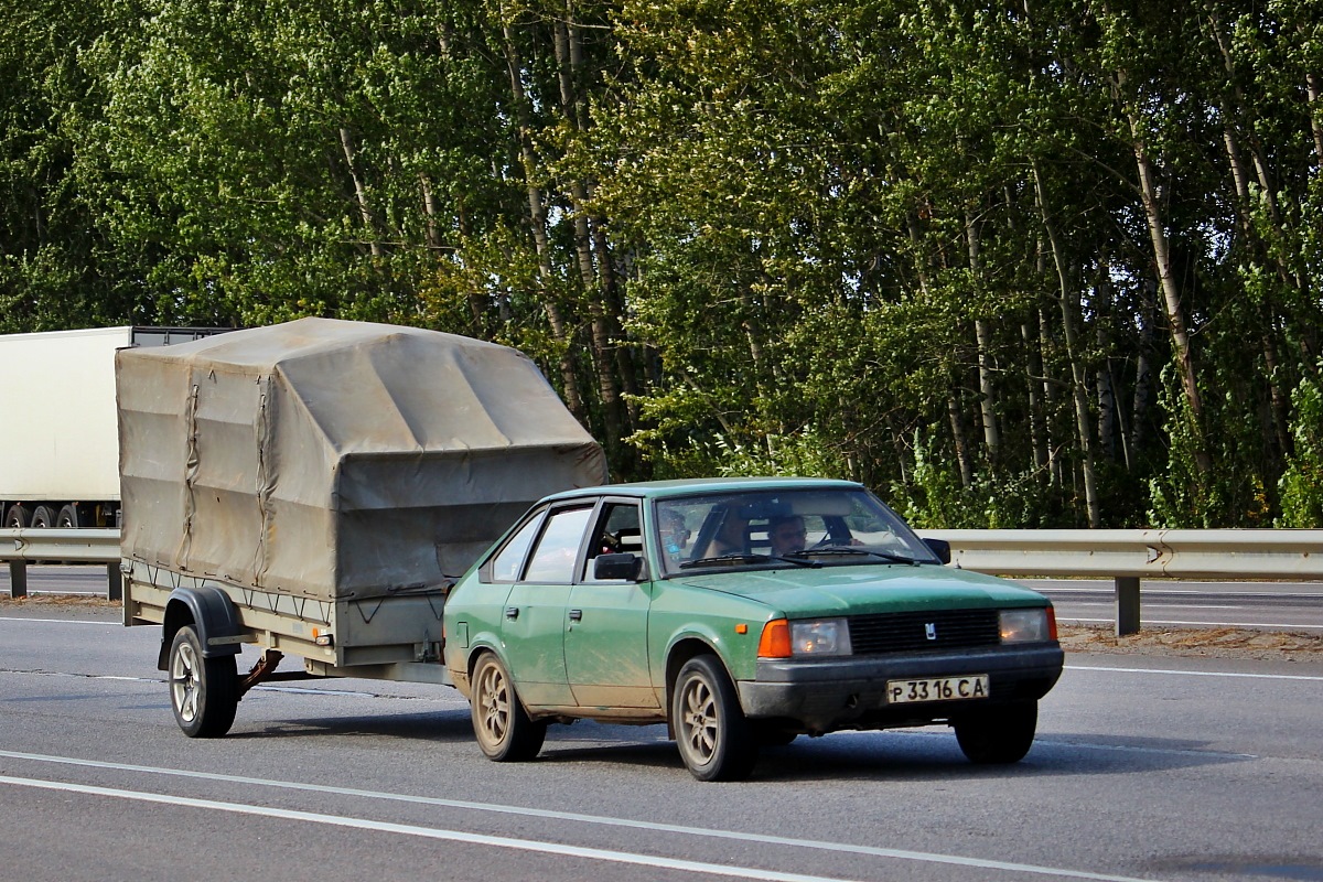 Саратовская область, № Р 3316 СА — Москвич-2141 '86-98