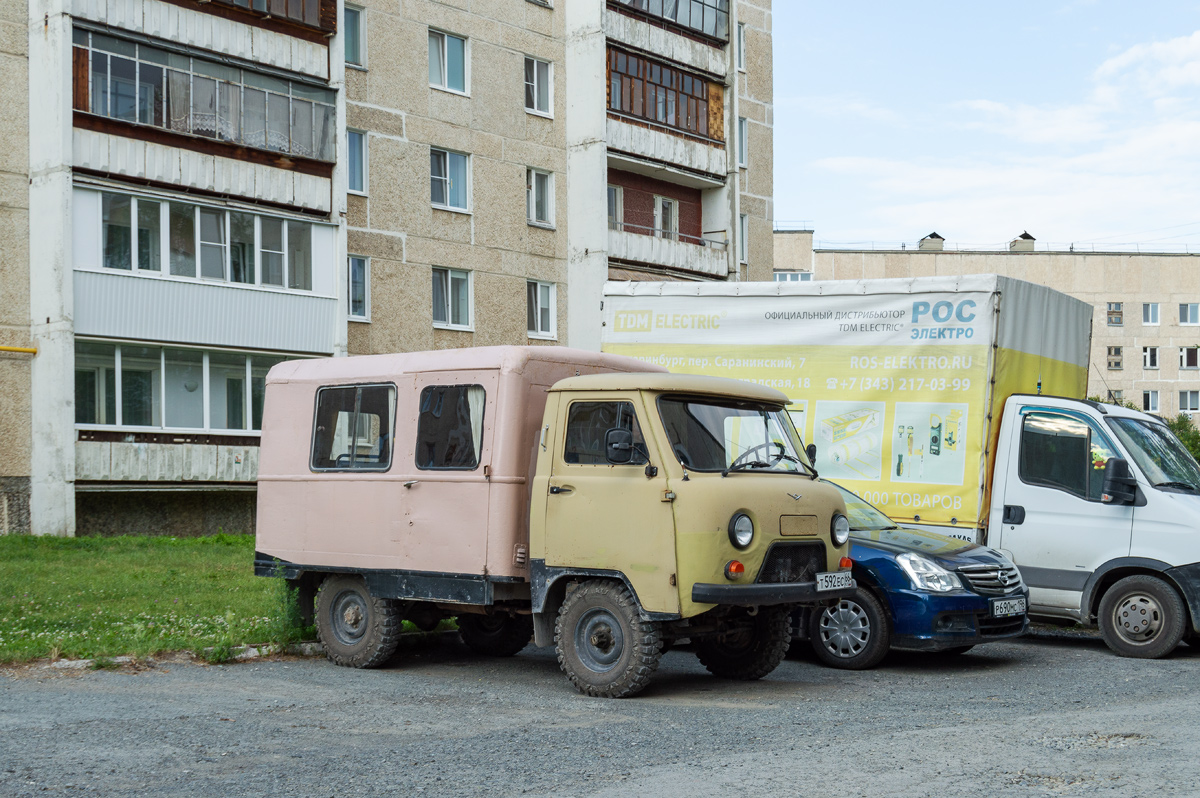 Свердловская область, № Т 592 ЕС 66 — УАЗ-3303 '85-03