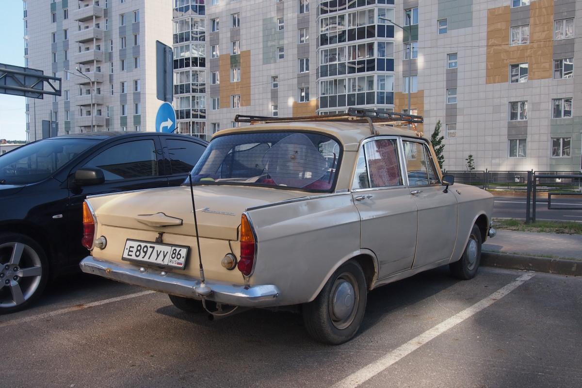 Ханты-Мансийский автоном.округ, № Е 897 УУ 86 — Москвич-412 (Иж) '67-70