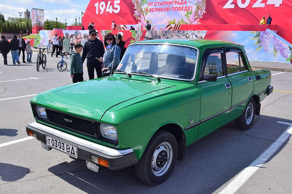 Волгоградская область, № Т 0303 ВД — Москвич-2140-117 (2140SL) '80-88; Волгоградская область — День Победы 9 мая 2024