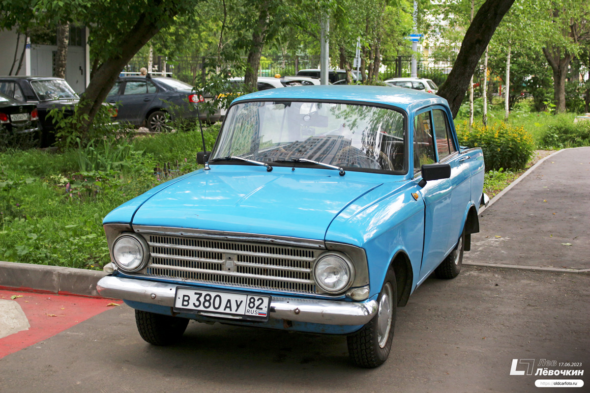 Крым, № В 380 АУ 82 — Москвич-412 (Иж) '67-70