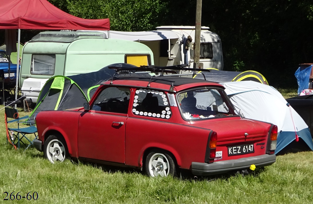 Польша, № KEZ 6147 — Trabant 1.1 (P601) '89-91; Венгрия — XIII. EMTC Trabant-Wartburg és NDK jármű találkozó