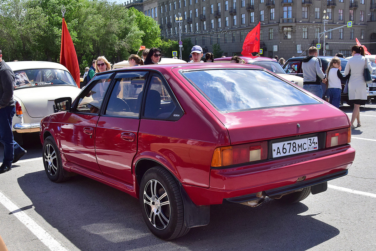 Волгоградская область, № А 678 МС 34 — Москвич-2141 '86-98; Волгоградская область — День Победы 9 мая 2024