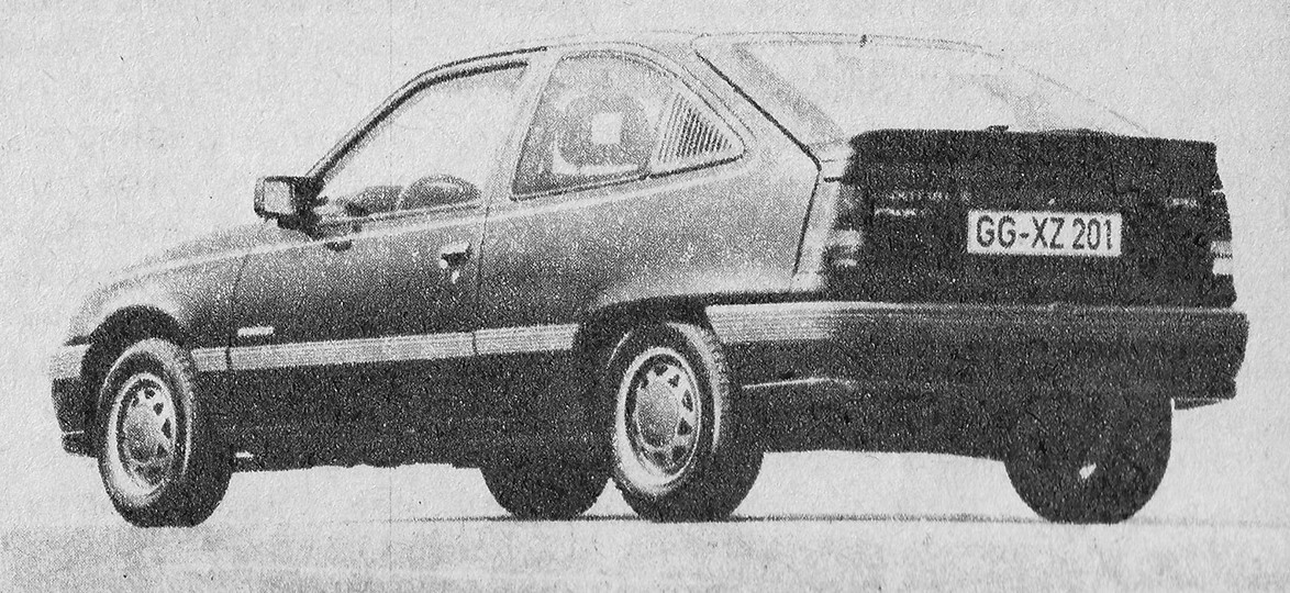 Германия, № GG-XZ 201 — Opel Kadett (E) '84-95; Германия — Старые фотографии