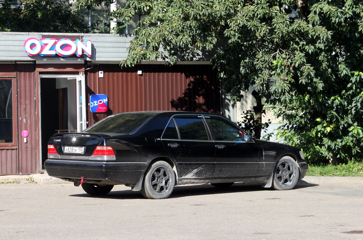 Омская область, № А 828 ОК 155 — Mercedes-Benz (W140) '91-98