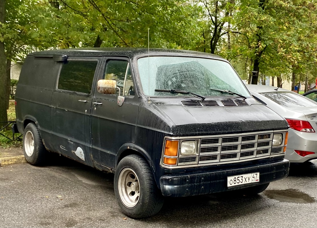 Ленинградская область, № О 853 ХУ 47 — Dodge Ram Van (2G) '79-93