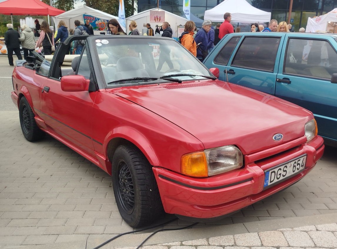 Литва, № DGS 654 — Ford Escort MkIV '86-92