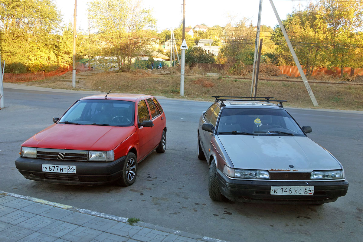 Саратовская область, № У 677 НТ 34 — FIAT Tipo '88-95; Саратовская область, № К 146 ХС 64 — Mazda 626/Capella (GD/GV) '87-92