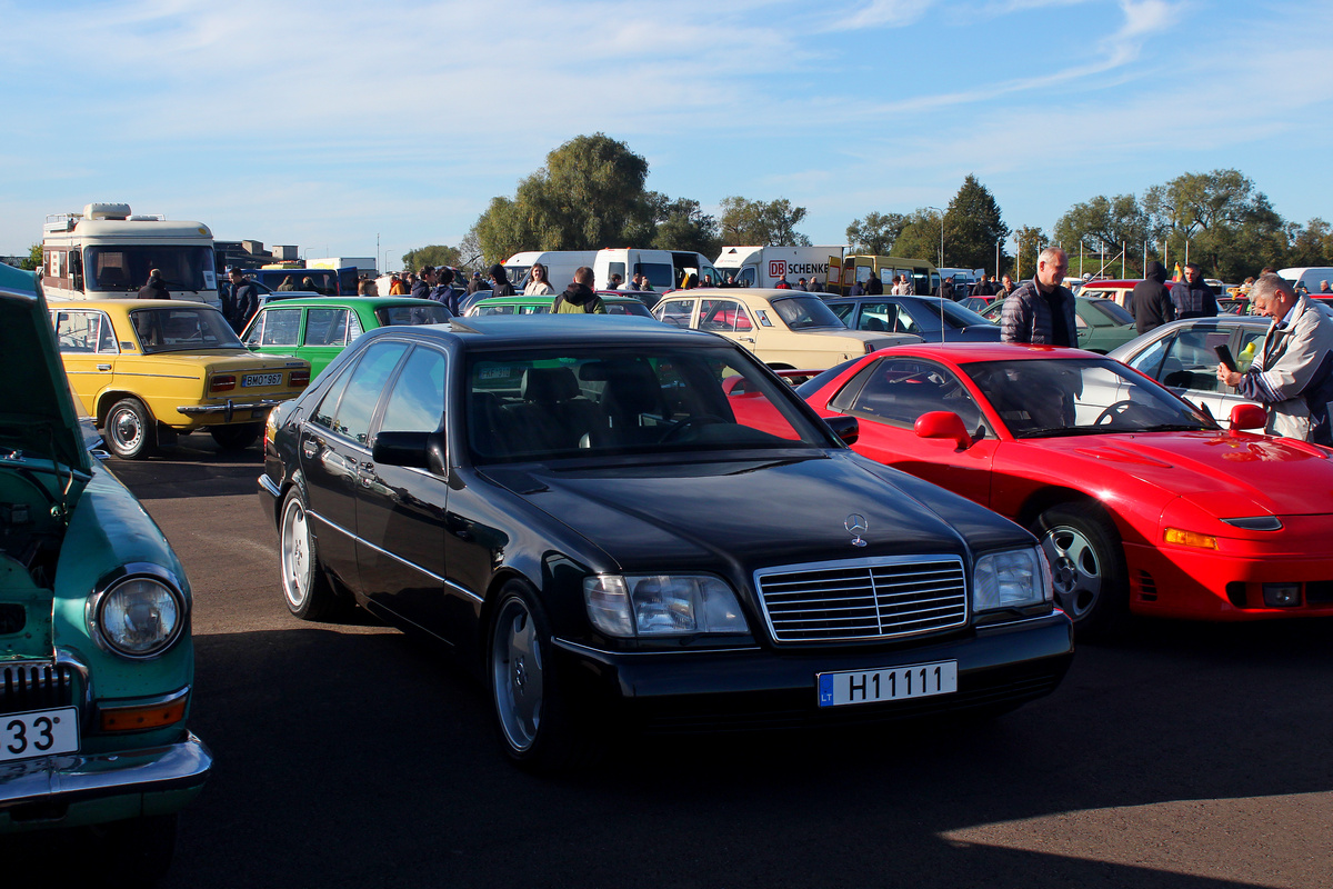 Литва, № H11111 — Mercedes-Benz (W140) '91-98; Литва — Retro mugė 2024 ruduo