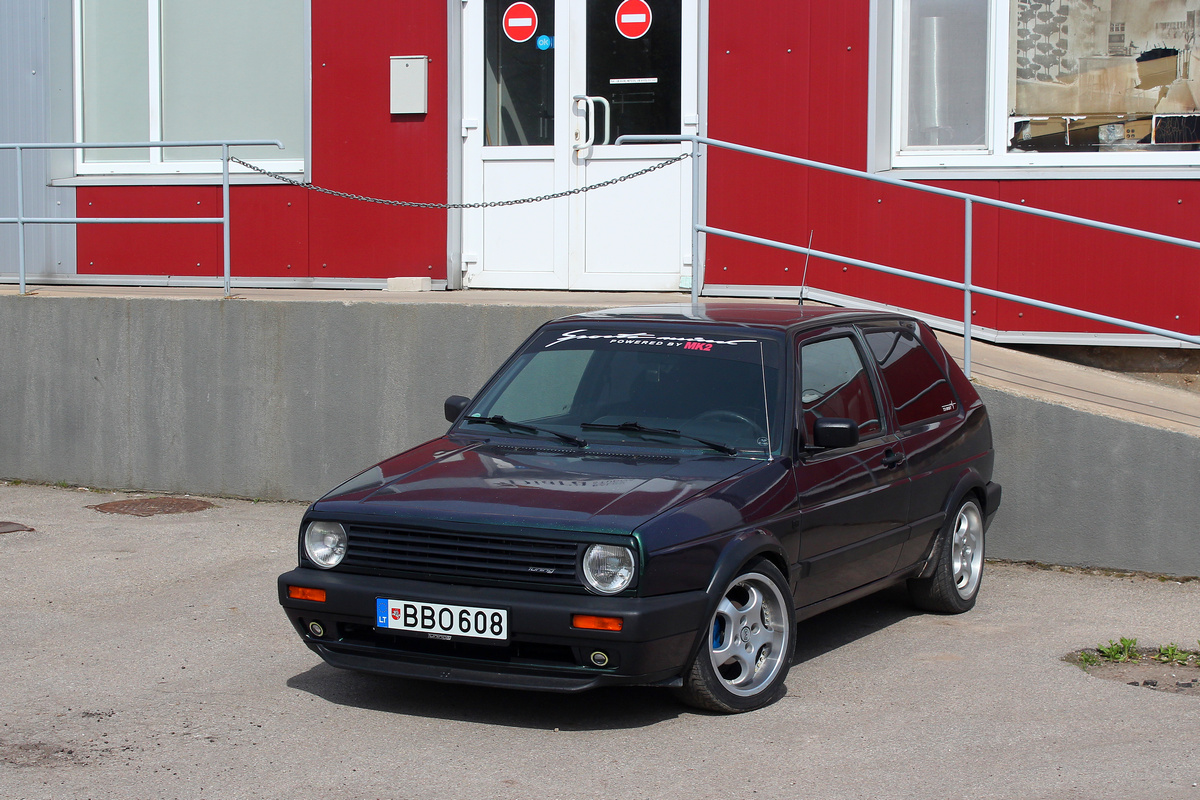 Литва, № BBO 608 — Volkswagen Golf (Typ 19) '83-92