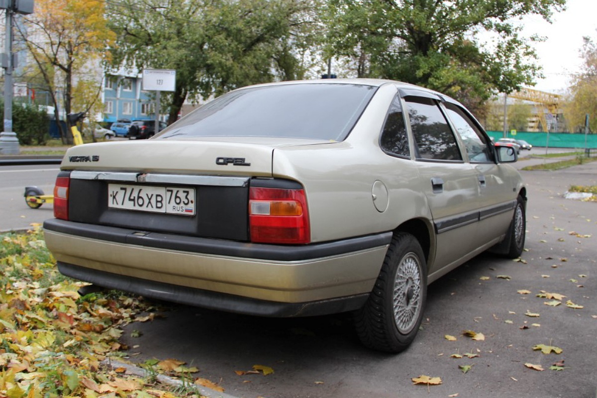 Москва, № К 746 ХВ 763 — Opel Vectra (A) '88-95