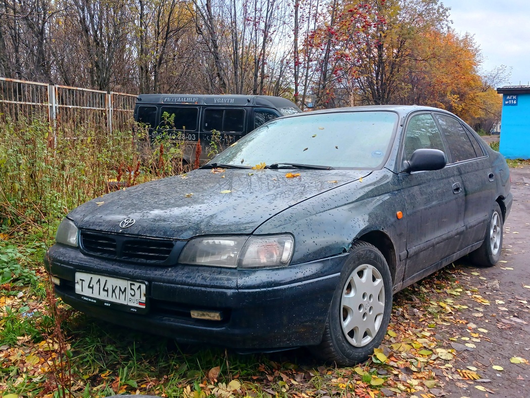 Мурманская область, № Т 414 КМ 51 — Toyota Carina E (T190) '92–97