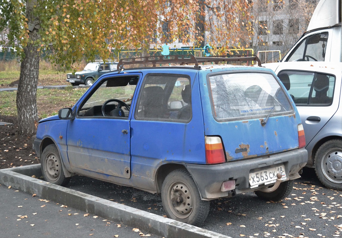 Удмуртия, № Х 563 СК 18 — ВАЗ-1111 Oка (ЗМА) '88-06