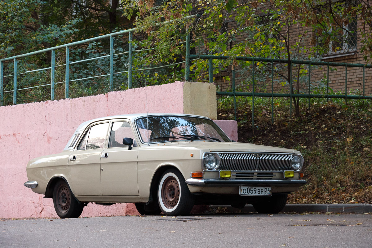 Москва, № О 059 ВР 24 — ГАЗ-24-10 Волга '85-92; Красноярский край — Вне региона