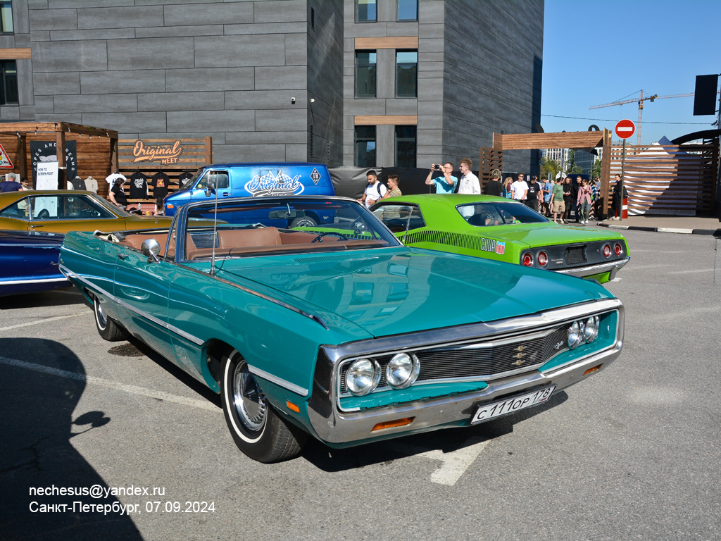 Санкт-Петербург, № С 111 ОР 178 — Chrysler Newport (5G) '68-73; Санкт-Петербург — Выставка классических и кастомных автомобилей и мотоциклов "Original Meet 2024"